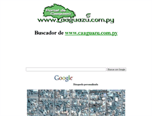 Tablet Screenshot of buscador.caaguazu.com.py